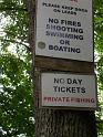 No 435 - Notices at Cole mere lakes